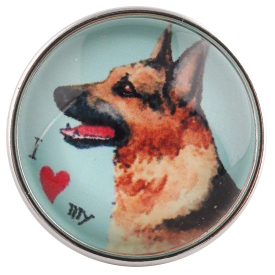 (image for) Snap Glass Jewelry - Animals Dogs - Click Image to Close