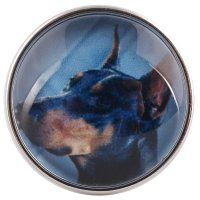 (image for) Snap Glass Jewelry - Animals Dogs