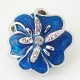 (image for) Snap Jewelry Enamel Flower - Blue