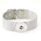 (image for) Snap Jewelry Stainless Steel Belt Bracelet