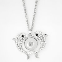 (image for) Snap Jewelry Pendant & Chain - Dolphin