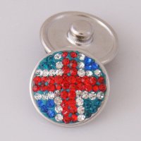 (image for) Snap Jewelry Crystal - Flag - Great Britain - London