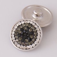 (image for) Snap Jewelry Crystal - Clear, Grey & Black