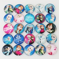 (image for) Snap Glass Jewelry - MIX of Frozen