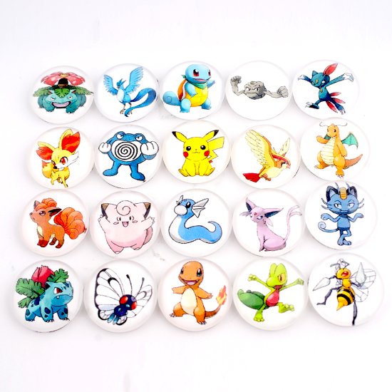 (image for) Snap Glass Jewelry ? Pokemon Character Mix - Click Image to Close