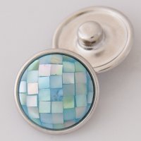 (image for) Snap Jewelry Abalone - Light Blue