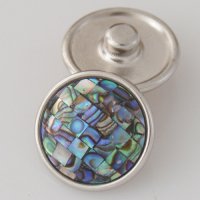 (image for) Snap Jewelry Abalone - Blue