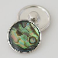 (image for) Snap Jewelry Abalone - Abalone Shell Green