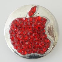 (image for) Snap Jewelry Rhinestone - Apple Red