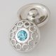 (image for) Snap Jewelry Rhinestone - Circle Open & Blue