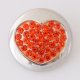 (image for) Snap Jewelry Crystal - Heart - Orange