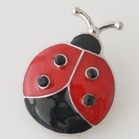 (image for) Snap Jewelry Enamel - Lady Bug