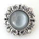 (image for) Snap Jewelry Gemstones - Cats Eye Scroll - Gray