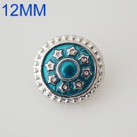 (image for) Mini Snap 12mm - Enamel - Designer Blue