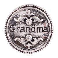 (image for) Snap Jewelry Metal - Grandma