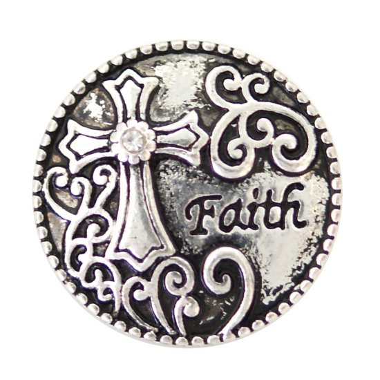 (image for) Snap Jewelry Metal - Faith - Click Image to Close