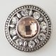 (image for) Snap Jewelry Rhinestone - Light Beige Center & Clear