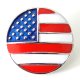 (image for) Snap Jewelry Enamel Flag American USA fits 18-20mm