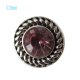 (image for) Mini Snap 12mm - Rhinestone Faceted Light Purple