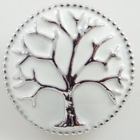 (image for) Snap Jewelry Enamel - Tree of Life White