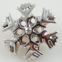 (image for) Snap Jewelry Metal - Holiday Snowflake