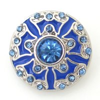 (image for) Snap Jewelry Enamel Star - Blue & Clear