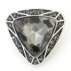 (image for) Snap Jewelry Rhinestone - Triangle Smokey Gray