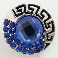 (image for) Snap Jewelry Rhinestone - Design - Dark Blue