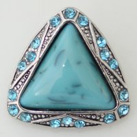 (image for) Snap Jewelry Gemstones - Turquoise Triangle