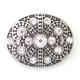 (image for) Snap Jewelry Rhinestone - Designer Oval