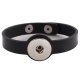 (image for) Snap Jewelry Leather Bracelet - Black