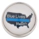 (image for) Snap Glass Jewelry - Police Blue Line