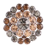 (image for) Snap Jewelry Rhinestone - Cluster Brown, Gray And Beige