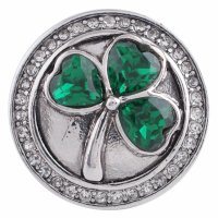 (image for) Snap Jewelry Large CZ - Irish Leaf Clover