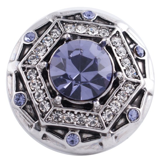 (image for) Snap Jewelry Large CZ - Designer Purple - Click Image to Close