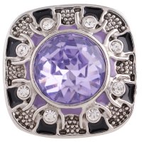 (image for) Snap Jewelry Rhinestone - Designer Faceted Lavender & Purple