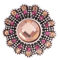 (image for) Snap Jewelry Rhinestone - Antique Designer Peach and Pink