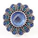 (image for) Snap Jewelry Rhinestone - Antique Designer Blue