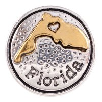 (image for) Snap Jewelry Metal - States Florida