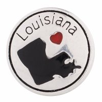 (image for) Snap Jewelry Metal - States Louisiana