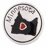 (image for) Snap Jewelry Metal - States Minnesota