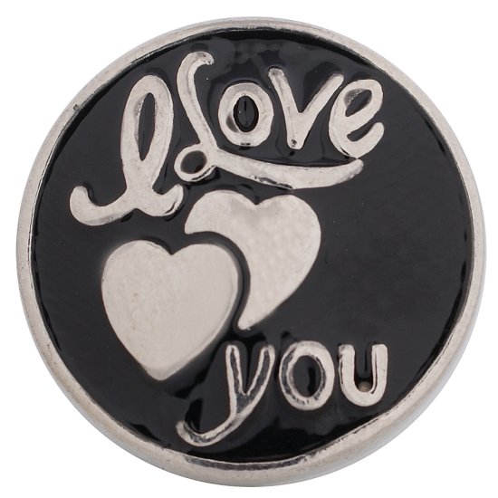 (image for) Snap Enamel Jewelry - I Love You - Click Image to Close