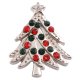 (image for) Snap Jewelry Rhinestone - Christmas Tree