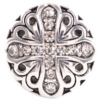 (image for) Snap Jewelry Rhinestone - Cross