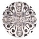 (image for) Snap Jewelry Rhinestone - Cross