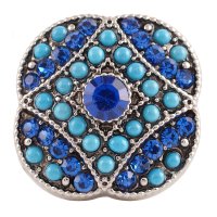 (image for) Snap Jewelry Stone - Light Blue & Blue