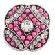 (image for) Snap Jewelry Rhinestone - Pink & Clear