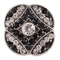 (image for) Snap Jewelry Rhinestone - Black & White