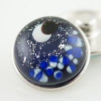 (image for) Snap Jewelry Glass - Moon, Stars and Glitter