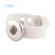 (image for) Mini Snap 12mm - Silicon Adjustable Ring White